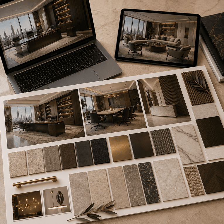 Mood Boarding and 3D Design