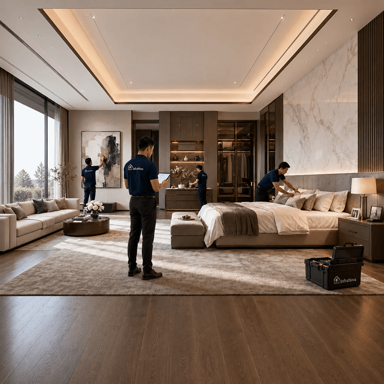 Interior Design, Final Decoration and Styling