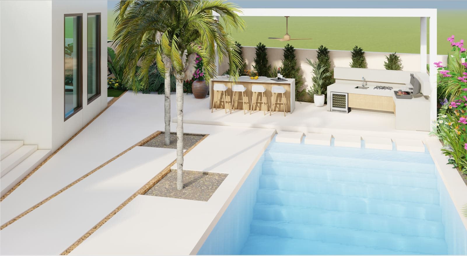 Modern Living Space Design