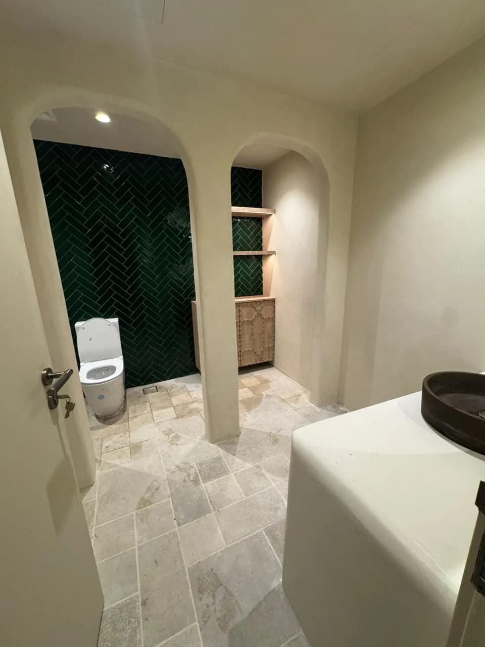 Double-height penthouse with bohemian Greek styling