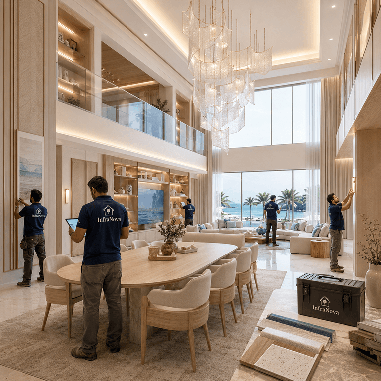 Interior Design, Final Decoration and Styling