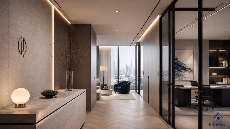 Dubai Office Fit-Out Approval and Technical Coordination Map