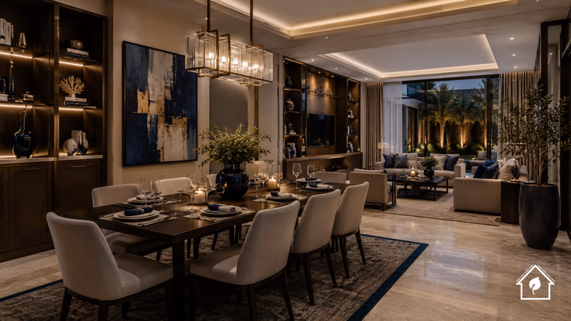 Luxury Dubai Villa Interior at Architectural Scale