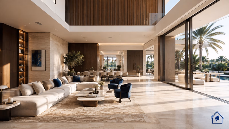 Finished Turnkey Dubai Villa Interior