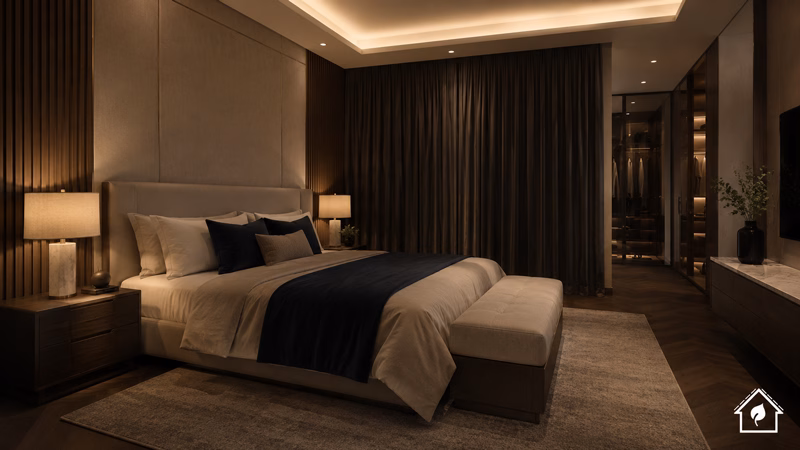 Luxury Bedroom Design in Dubai
