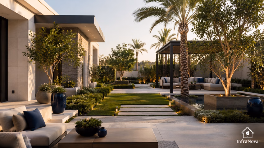 Luxury Dubai Residential Landscape