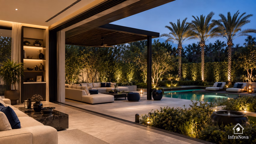 Private Indoor-Outdoor Villa Garden