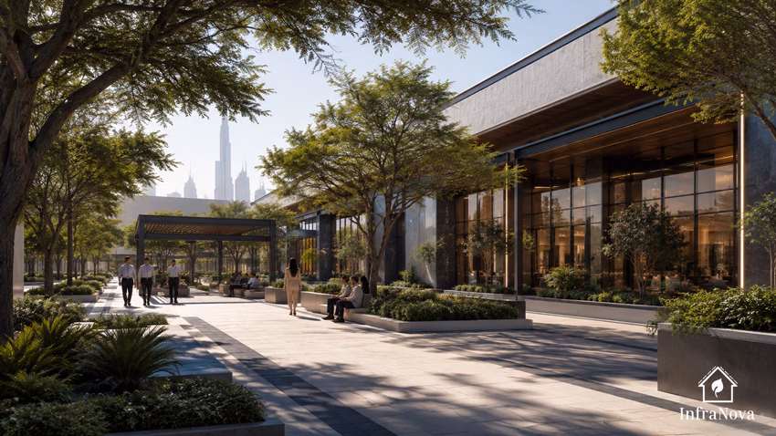 Commercial Landscaping for a Dubai Business District