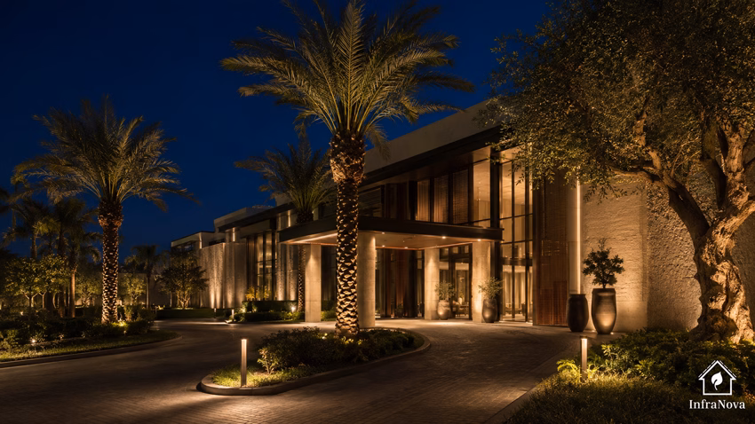 Dubai Commercial Nightscaping