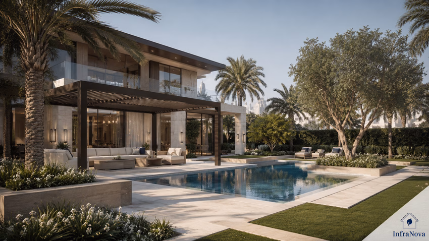 Luxury Dubai Villa Landscaping