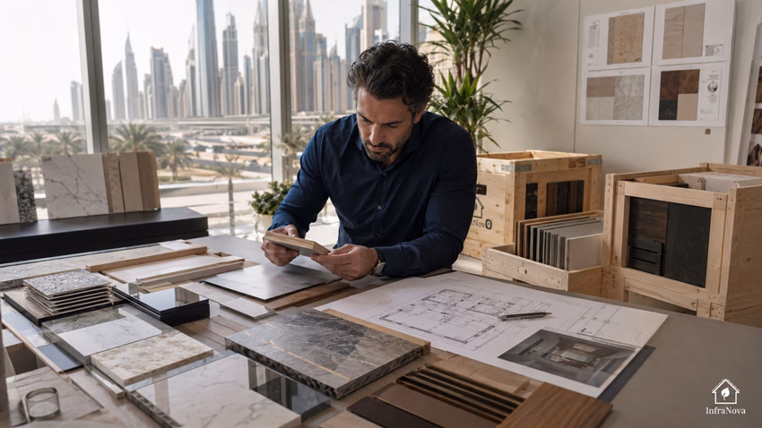 Fit Out Material Procurement and Quality Review