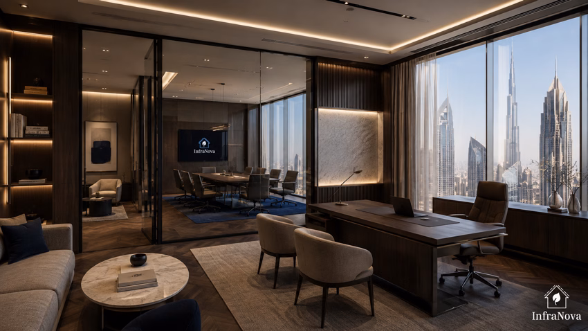 Brand-Led Dubai Office Interior