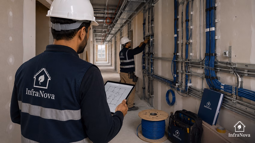 Smart Home Commissioning and First-Fix Coordination