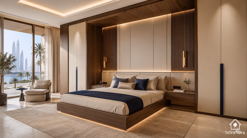 Bespoke Bedroom Joinery Built as One Architectural System